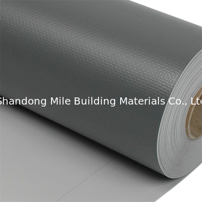 Leaf green roofs TPO waterproofing membrane homogeneous excellent penetration resistance performance for bridge