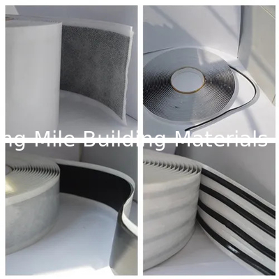non-woven fabrics surface self-adhesive butyl window tape factory supplier butyl flashing tape aluminum foil Butyl rubbe