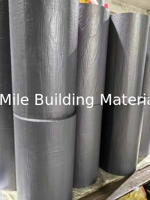 Gun Grey Aluminum Foil Self-adhesive Bitumen Flash Band Roofing Waterproof Tape stronger seal membrane for roofing