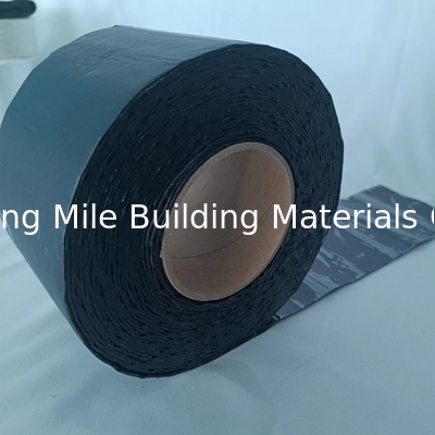 Grey Aluminum Foil Self Adhesive Bitumen Hatch Cover Tape Sealant Tape On Board Flashing Tape
