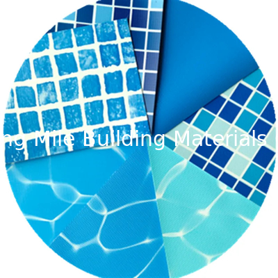 Manufacturer of Anti-uv Ocean Colors Reinforced with Fabric pvc liner for swimming pool