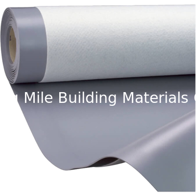 Long life to be over 20 years Polyester Mesh Reinforced PVC construction roof waterproof membrane