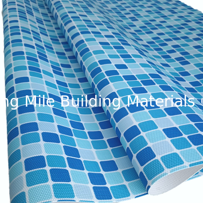 Heating Weldable water wave Reinforced with Fabric pvc swimming pool liner