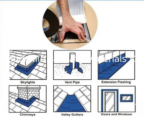 Asphalt Tape Bitumen Tape Durable Protection for Concrete Roof and Walls