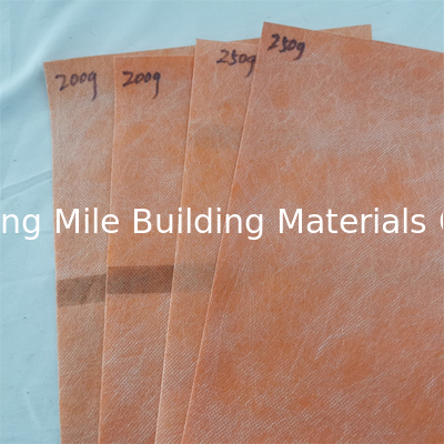 Tile Adhesive Foil 0.5mm 0.6mm PP PE Membrane Waterproofing Fabric With High Tensile Strength