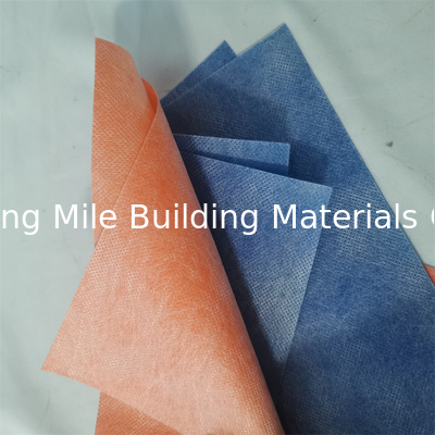 Antifracture PP PE Membrane 0.5mm 0.6mm Fleece Waterprofing Liner For Washer Room Wall And Floor