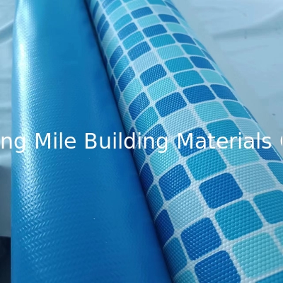 Pool Liner Mosaic Colors Polyester Fabric Geomembrane PVC swiming pool liner