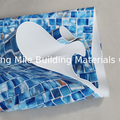Anti Friction customized color 1.65m Width 0.7mm 0.8mm Vinyl Pvc Liner For Swimming Pools