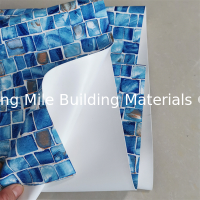 Anti Friction customized color 1.65m Width 0.7mm 0.8mm Vinyl Pvc Liner For Swimming Pools
