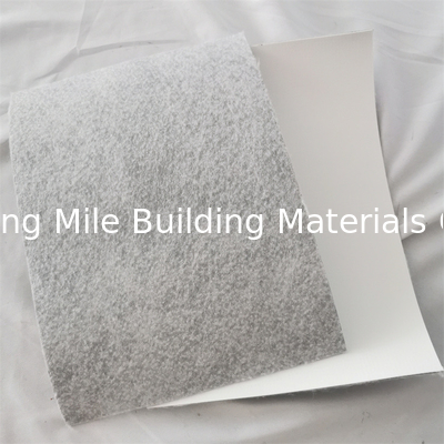 1.5mm 2m Polymeric  PVC Waterproof Membrane With Fleece Geotextile For Adhered Roof Waterproofing