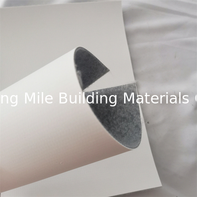 1.5mm Reinforced Mesh TPO Waterproof Membrane With Fleece Geotextile For Adhered Roof Waterproofing