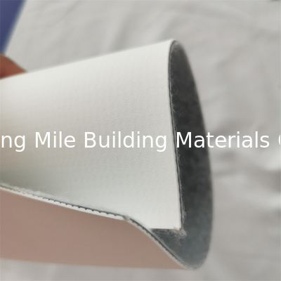 1.5mm Polymeric Reinforced Mesh TPO Membrane With Fleece Geotextile For Adhered Roof Waterproofing