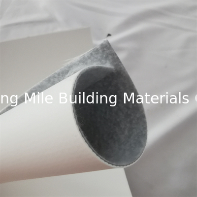 1.5mm Reinforced Mesh TPO Waterproof Membrane With Fleece Geotextile For Adhered Roof Waterproofing