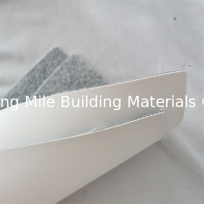 1.5mm Reinforced Mesh TPO Waterproof Membrane With Fleece Geotextile For Adhered Roof Waterproofing