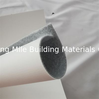 1.5mm Reinforced Mesh TPO Waterproof Membrane With Fleece Geotextile For Adhered Roof Waterproofing