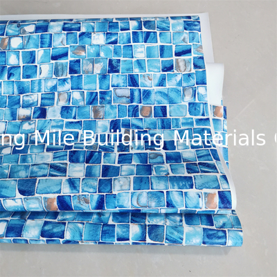 1.5mm thickness mosaic pattern printing Swimming Pool Pond Liner Durable PVC Vinyl Swimming Pool Liners