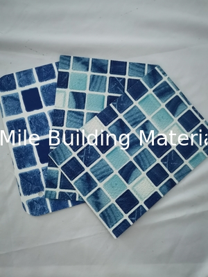 Custom Mosaic Logo PVC Swimming Vinyl Pool Liners for Above Ground Pools