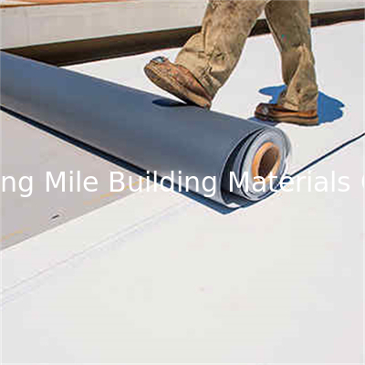 Single Ply TPO Roof Membrane Smooth Version TPO Waterproof Membrane For Roofing Waterproof