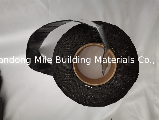 Water Stop Flashing Hatch Cover Polypropylene Film Self Adhesive Bitumen Roof Waterproofing Tape for Steel Pipe