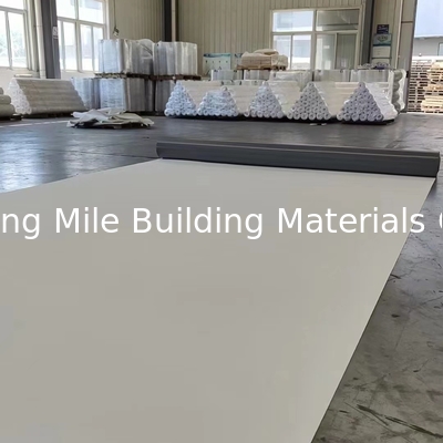 TPO Roofing Waterproof Membrane For Building Construction Film 1.2mm 1.5mm TPO Geomembrane Reinforced Membranes Sheet