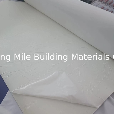 2-8m Wide Processing Weld Epdm Rubber Self-adhesive Waterproof Membrane Rolls