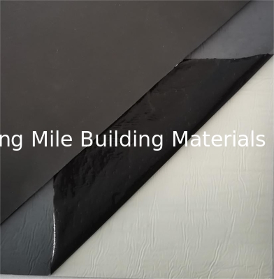 Black White Anti-aging fire resistance self adhesive Formula vulcanized epdm rubber concrete wood terrace roof membrane