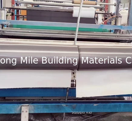 High Quality 60 mil TPO Flat Roofing Waterproof Membrane 1.2mm PVC Plastic Roll for Building Application