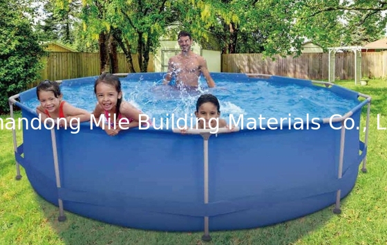 Custom Portable Family Outdoor Small Durable Metal Frame Above Ground Swimming Pool Rectangular Round