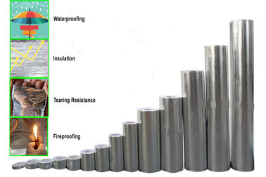Gun Grey Aluminum Foil Self-adhesive Bitumen Flash Band Roofing Waterproof Tape stronger seal membrane for roofing