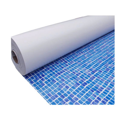 Anti-UV Anti-Microorganisms polyvinyl chloride Blue Mosaic pvc swimming pool liner