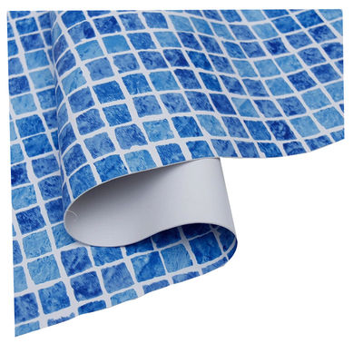 Reinforced with Fabric Blue mosaic polyvinyl chloride pvc swimming pool liner