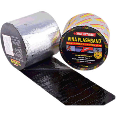 Grey Aluminum foil joint tape bitumen sealing tape bitumen self adhesive bitumen window tape