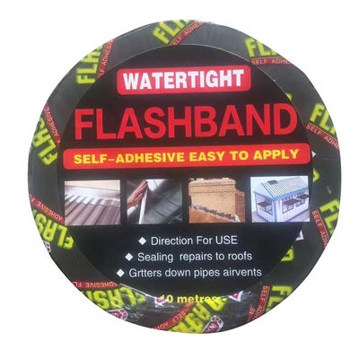 Waterproof sealing tape 1.5MM Thickness Aluminium Foil Economical Materials Self Adhesive Asphalt Tape bitumen flashing