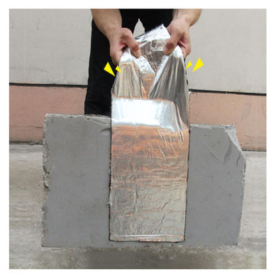 Grey Aluminum foil joint tape bitumen sealing tape bitumen self adhesive bitumen window tape