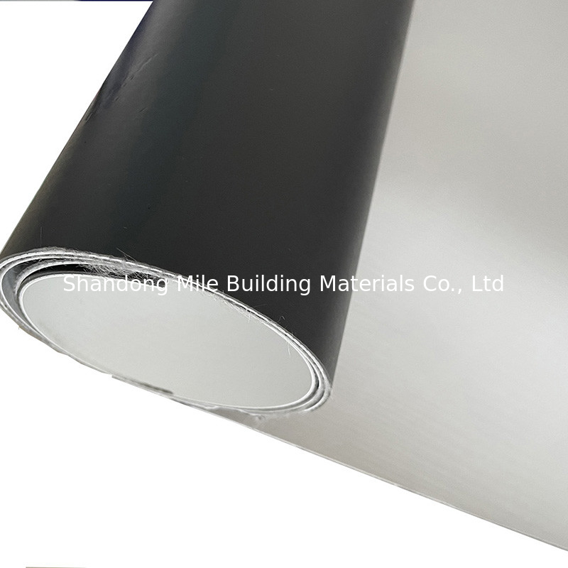 Excellent Resistance To Thermal Aging  TPO polyester felt reinforced light ivory waterproofing TPO membra