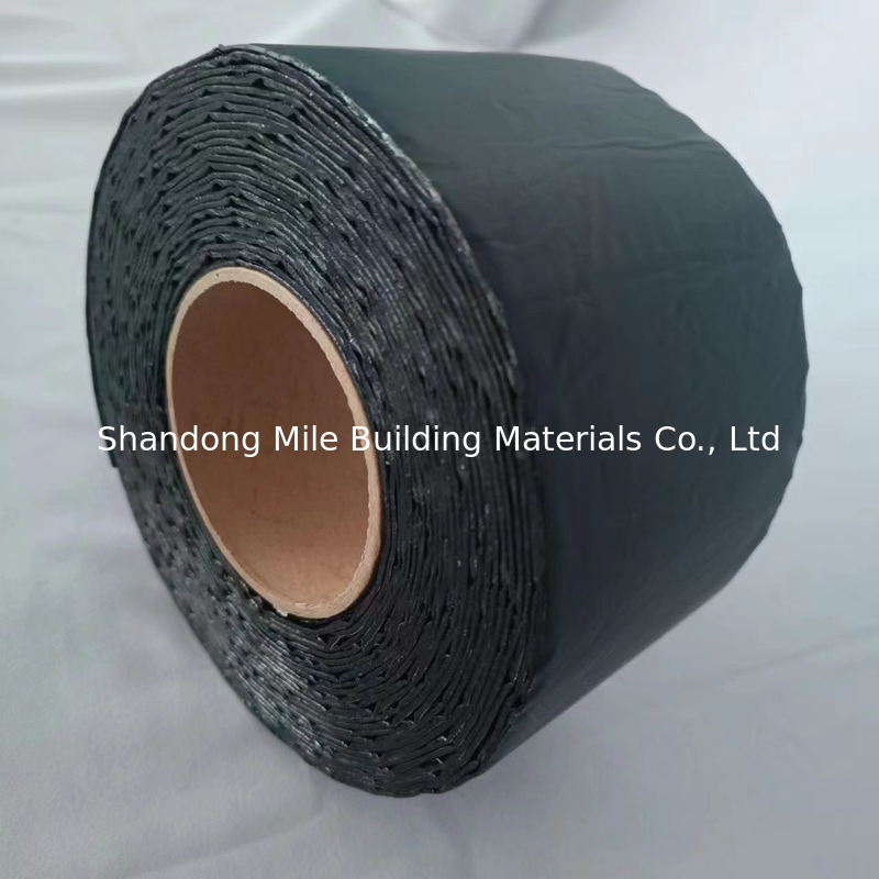 Popular Gun Grey Aluminum Foil High Density Bitumen Tape ,Rubber Bitumen Self-Adhesive Waterproofing Band