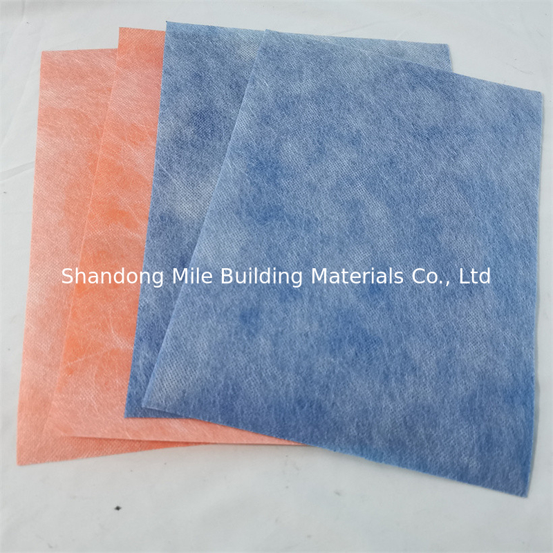 fleece material tile floor adhesive foil waterproof 0.5mm PP membrane waterproofing fabric with high tensile strength