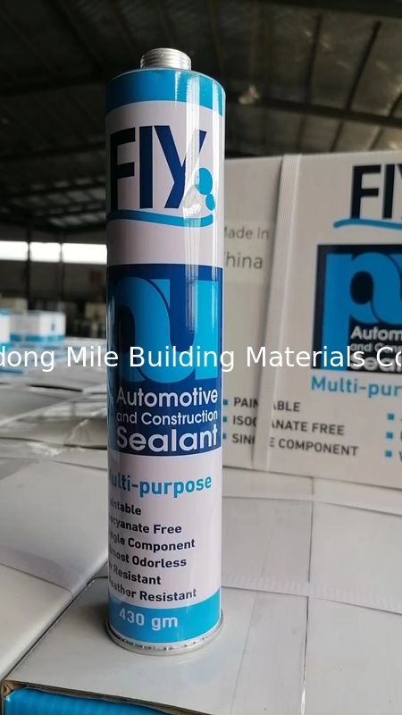 White Grey Black Color 310ml 600ml Aluminium Tube Packing Polyurethane PU Sealant Waterproof For Projects