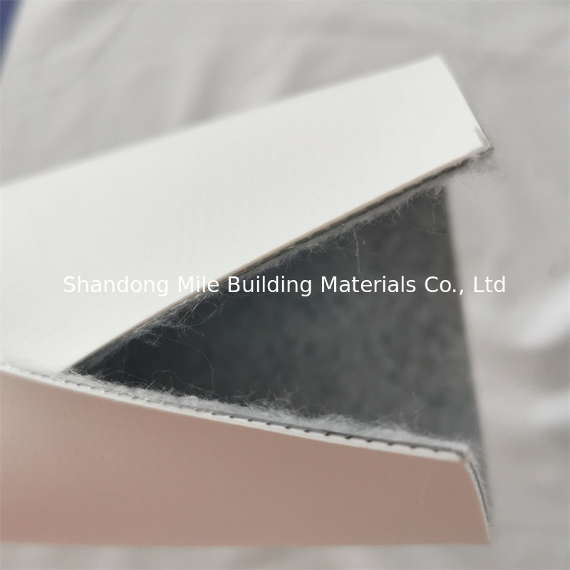 1.5mm 2m Polymeric  PVC Waterproof Membrane With Fleece Geotextile For Adhered Roof Waterproofing