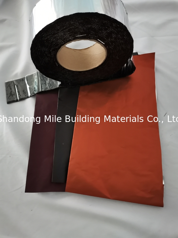 Anti Corrosion Self Adhesive Waterproofing Duct Tape Roof Flashing Bitumen Tape Sealing Repair Aluminum Foil Glass Tape