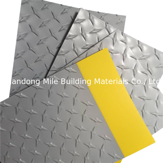 Non-woven fabric backing with fiberglass reinforced TPO waterproof membrane TPO Walkway Board